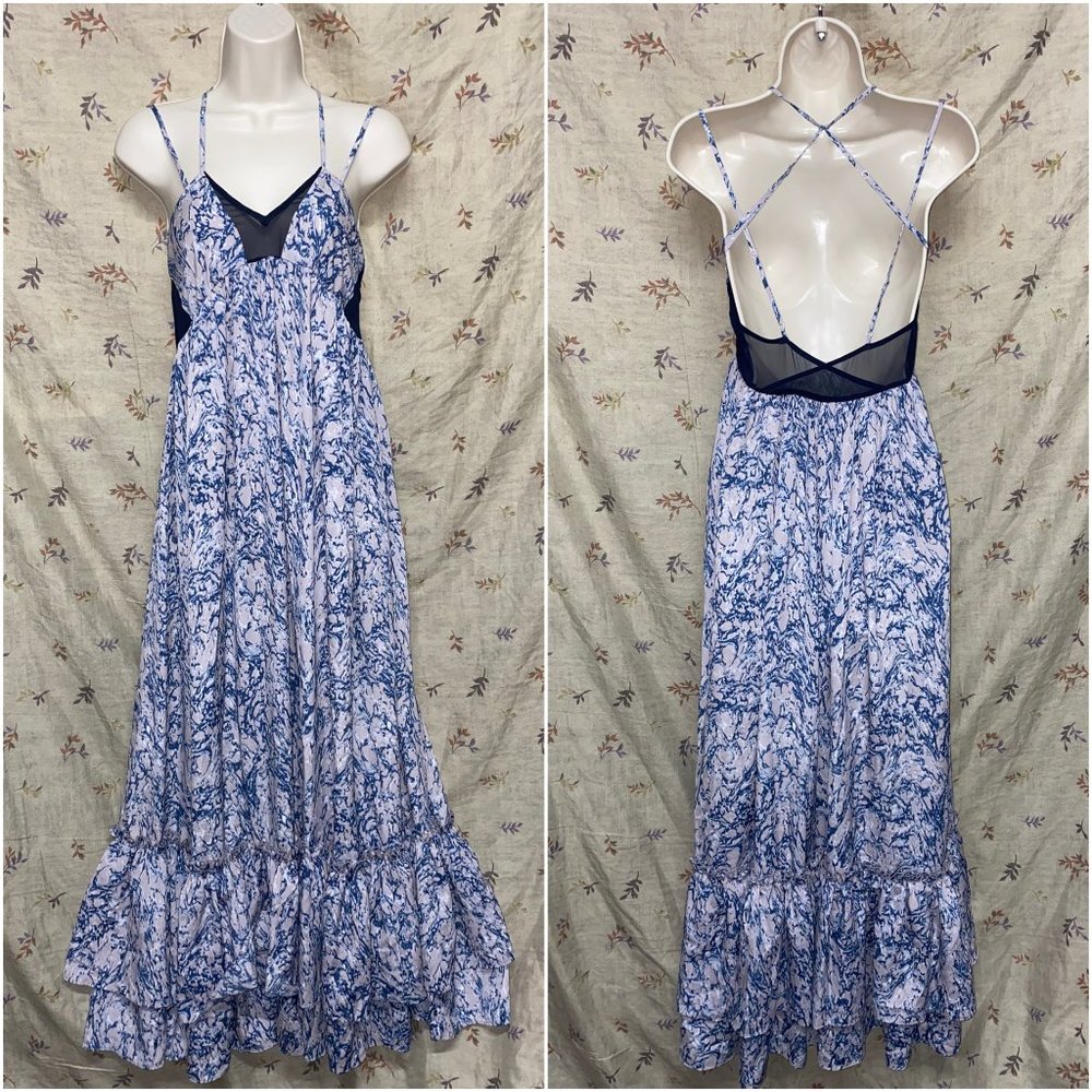 BLUE MAXI DRESS